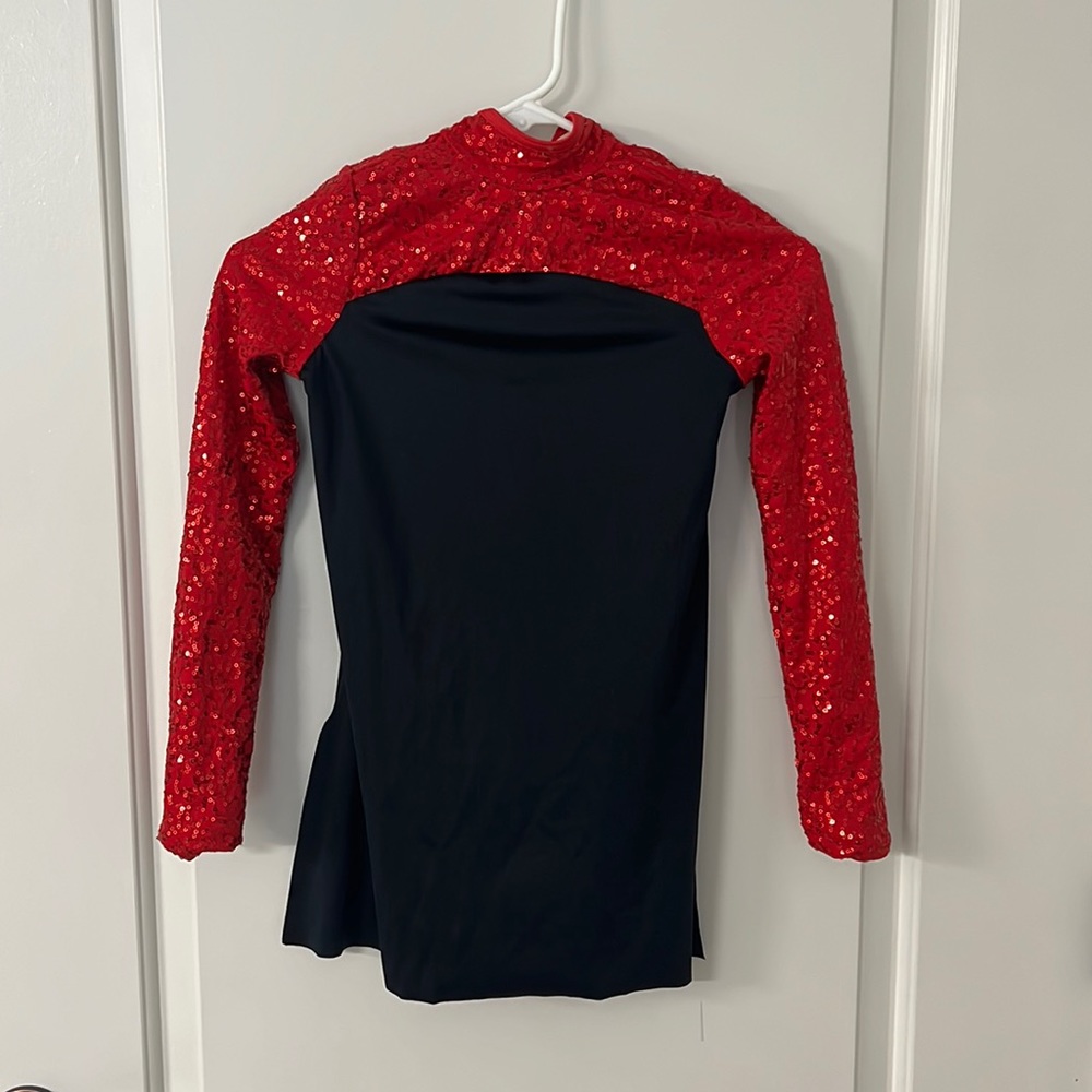 Balera Sparkly Long Sleeve Dance Costume Size MC (8/10)